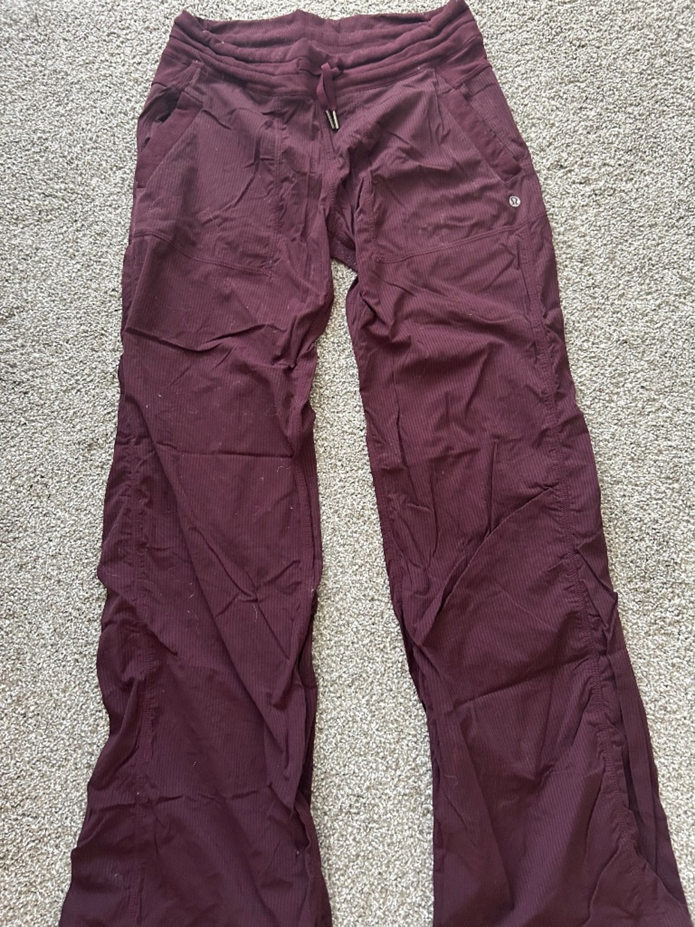 Lululemon maroon studio pant